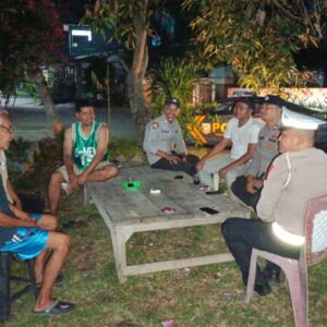Patroli Malam Polsek Kediri: Polri Dekat dengan Masyarakat, Ciptakan Lingkungan Aman