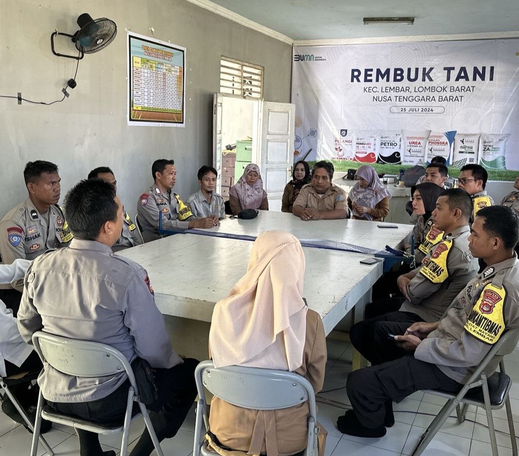 Swasembada Pangan, Kapolsek Lembar Galakkan Pemanfaatan Pekarangan