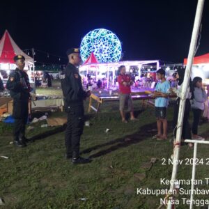 Sat Samapta Polres Sumbawa Barat Laksananan Patroli Kota, Antisipasi Kerawanan Malam Minggu