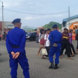 Antisipasi 3C dan Premanisme, Satpolairud Hadir di Pelabuhan Lembar