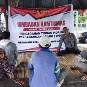 Personil Polsek Pemenang Intensifkan Patroli Dialogis untuk Peningkatan Kamtibmas
