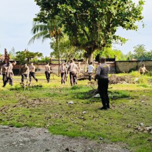 Polsek Tanjung Siap Sambut Lounching Program Ketahanan Pangan Lestari