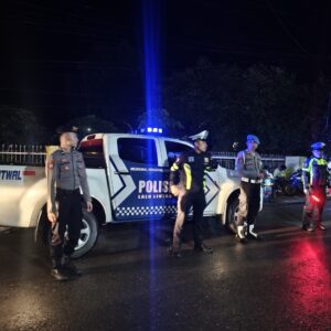 Sat Samapta Polres Bima Kota Laksanakan Patroli Cipkon Gabungan Menjelang dan Pasca Sahur Selama Bulan Ramadhan