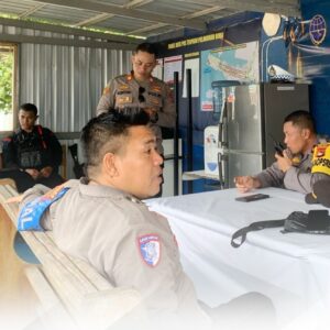 Waka Polres Bima Kota Cek Pengamanan di Sejumlah Pos Operasi Ketupat Rinjani 2025