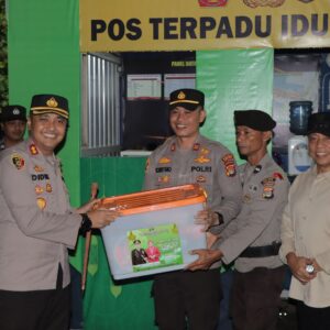 Kapolres Bima Kota Bersama Wali Kota dan Forkopimda Cek Pos Pam dan Pos Yan Ops Ketupat Rinjani 2025