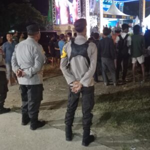 Polsek Rasanae Barat, Lakukan Pengamanan Festival Rimpu Mantika Kota Bima Tahun 2025