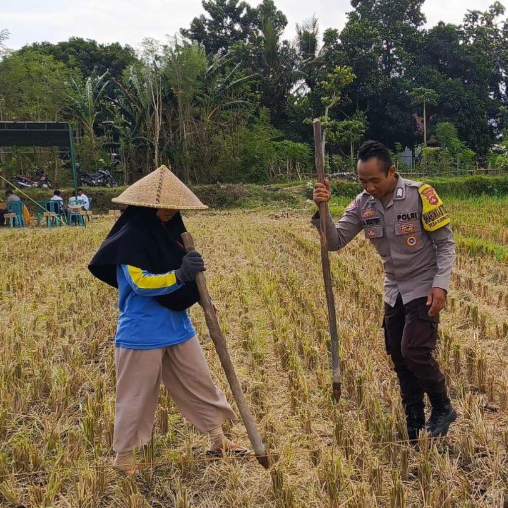 Sosialisasi Pupuk Subsidi Tanpa Biaya oleh Bhabinkamtibmas di Kuripan Utara