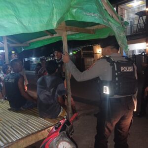  Sat Samapta Polres Bima Kota Laksanakan Patroli Blue Light di Dua Kelurahan Antisipasi Gangguan Kamtibmas