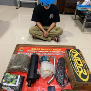 Sinergi TNI-Polri Ungkap Kasus Narkotika Jenis Ganja di Lombok Tengah. 