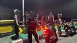 Unit patmor sat samapta polres dompu gelar patroli presisi kryd untuk ciptakan kamtibmas yang kondusif
