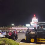 Patroli Skala Besar Polres dan TNI Jaga Keamanan di Gerung Lombok Barat