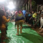 Sinergitas Bhabinkamtibmas dan Bhabinsa Amankan Hiburan Rakyat di Acara Pernikahan Warga Binaan